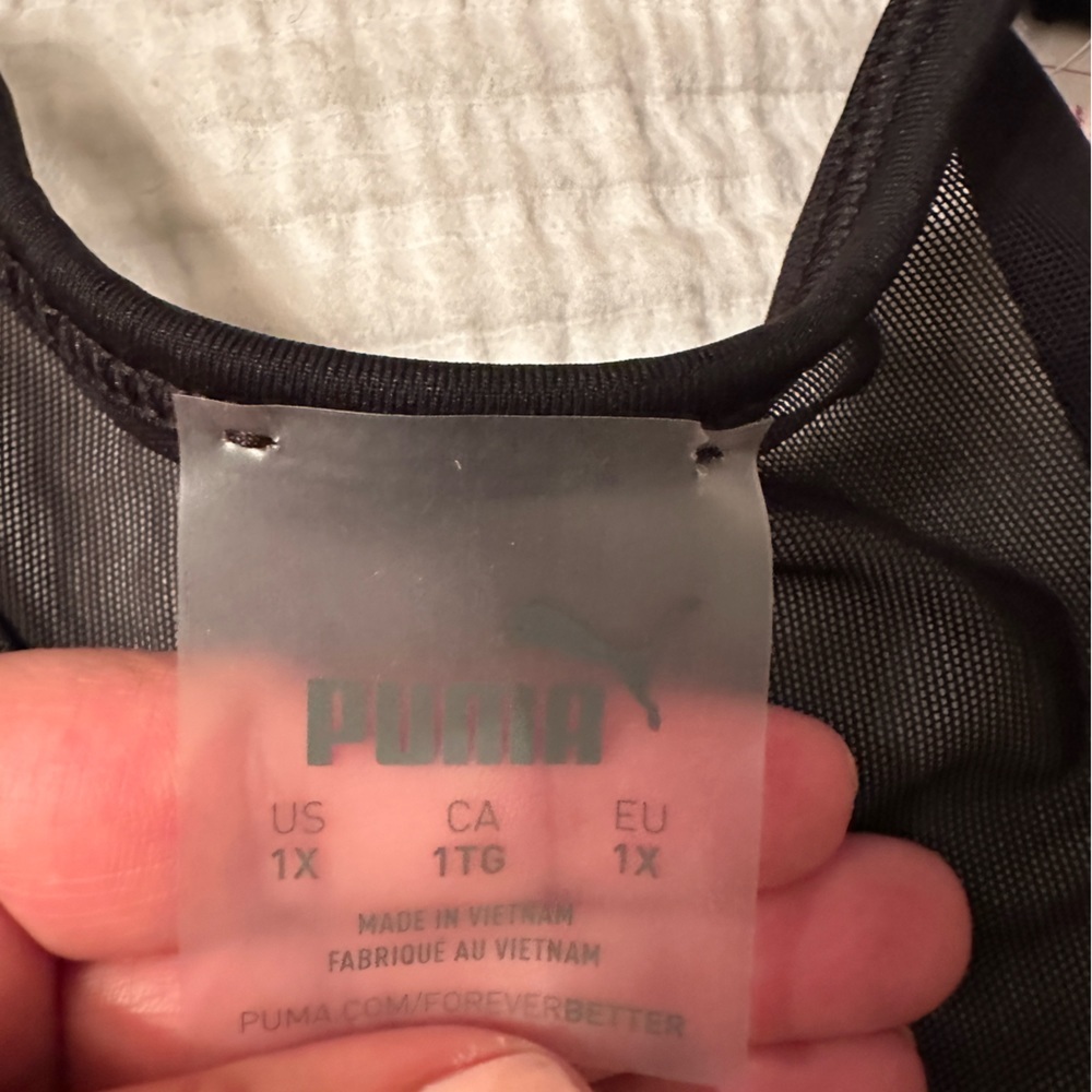 Puma Medium Impact Sports Bra - NWT - Size 1x - Picture 7 of 10